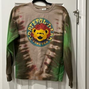 Grateful Dead Forever Tie-Dye Sweatshirt Womens Size XS
